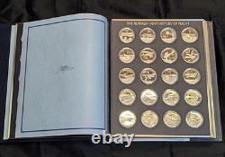 Franklin Mint History of Flight Sterling Silver Proof Set 58 Medals 66+ozs