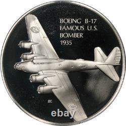 Franklin Mint History of Flight Sterling Silver Proof Set 58 Medals 66+ozs