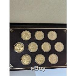 Franklin Mint History of Mankind Medals Complete Set Sterling Silver