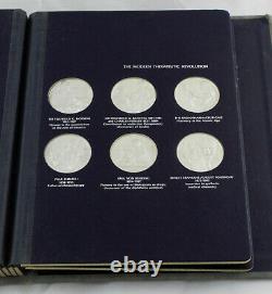 Franklin Mint History of Pharmacy Limited Edition 36 Sterling Silver Medal Set