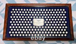 Franklin Mint History of The United States Sterling Silver 200 Mini Coin Set