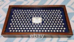 Franklin Mint History of The United States Sterling Silver 200 Mini Coin Set
