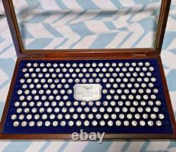 Franklin Mint History of The United States Sterling Silver 200 Mini Coin Set