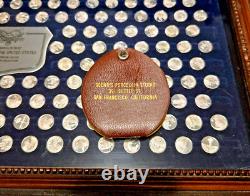 Franklin Mint History of The United States Sterling Silver 200 Mini Coin Set