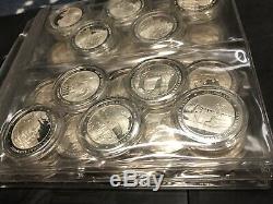 Franklin Mint History of The United States Sterling Silver 40 Medals. 49 OZ