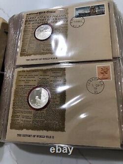 Franklin Mint History of WWII Proof Set First Edition 1979 Sterling Silver