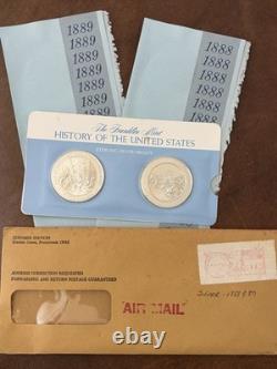 Franklin Mint History of the United States 0.925 Silver Proof Medal 6 sets (12)