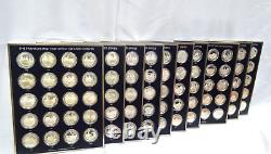 Franklin Mint History of the United States Sterling Silver Proof Medal Set