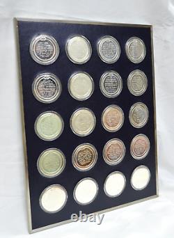 Franklin Mint History of the United States Sterling Silver Proof Medal Set