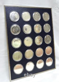 Franklin Mint History of the United States Sterling Silver Proof Medal Set