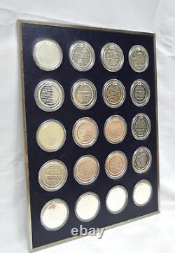 Franklin Mint History of the United States Sterling Silver Proof Medal Set