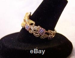 Franklin Mint Hummingbird Ring from The House of Faberge Ladies Size 8.5 New