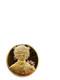 Franklin Mint Leonardo Da Vinci Gold On Sterling Silver 2 Oz Head Of A Man