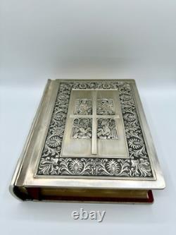 Franklin Mint Library Sterling Silver Vintage Holy Bible King James Version