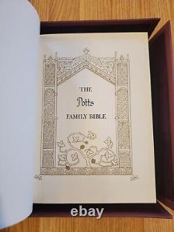 Franklin Mint Library Sterling Silver Vintage Holy Bible With Illustrations