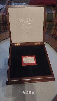 Franklin Mint Life Of Christ 2 Complete Sets Sterling Silver and 24k Gold