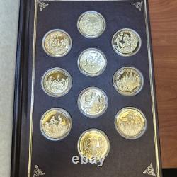 Franklin Mint Medallic History of Mankind 24Kt Over Sterling Silver Volume I