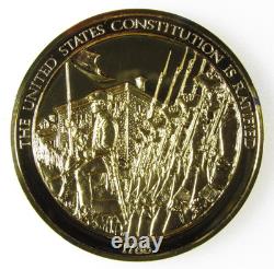 Franklin Mint Medallic History of Mankind US Constitution Ratified 925 61.8g