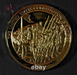Franklin Mint Medallic History of Mankind US Constitution Ratified 925 61.8g