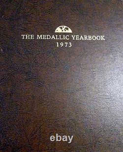 Franklin Mint Medallic Yearbook 12 Sterling silver 1973 Rare