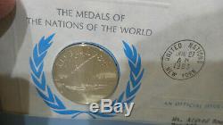 Franklin Mint Medals of the World Medallic Covers 144 Sterling Silver Coins