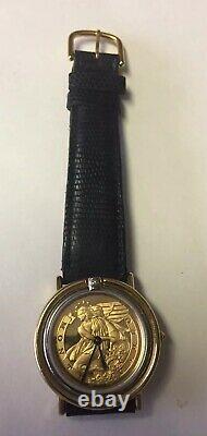 Franklin Mint Monte Carlo Casino Unisex Watch Diamond Sterling Quartz France