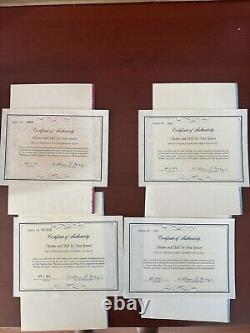 Franklin Mint Mothers Day Solid Sterling Silver Plate Set