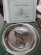 Franklin Mint National Audubon Society Silver Plate Warbler 1974 4th