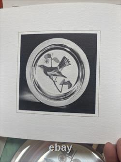 Franklin Mint National Audubon Society Silver Plate Warbler 1974 4th