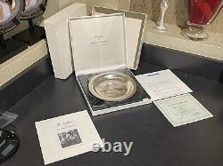 Franklin Mint National Audubon Society Sterling Silver The Goldfinch Plate 200g