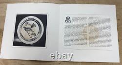 Franklin Mint National Audubon Warbler 1974 232 Sterling Silver Plate
