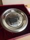 Franklin Mint Norman Rockwell Sterling Silver Christmas Collector Plate 1973