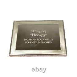 Franklin Mint Norman Rockwell's Fondest Memories Playing Hookey Sterling Silver