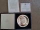 Franklin Mint Official 1973 Inaugural Plate Sterling Silver Nixon/agnew
