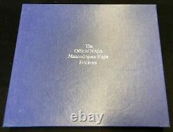 Franklin Mint Official NASA Manned Space Flight Proof Sterling Silver Emblems