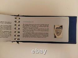 Franklin Mint Official Silver Emblems Of The 50 World's Greatest Automobiles Coa