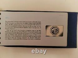 Franklin Mint Official Silver Emblems Of The 50 World's Greatest Automobiles Coa