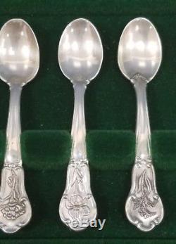 Franklin Mint Official State Flower Sterling Silver Spoon Miniatures Limited Ed