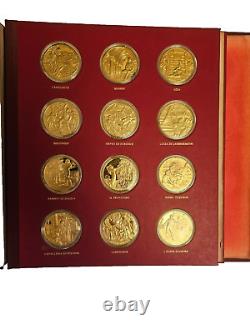 Franklin Mint Opera Most Beautiful Moments 60 Gold on Sterling Silver 73 troy oz