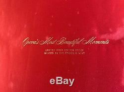 Franklin Mint Opera's Most Beautiful Moments 60 Sterling Silver Coins in Album