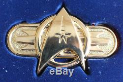 Franklin Mint Paramount Star Trek Insignia Badge Job Lot Sterling Silver 925