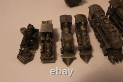 Franklin Mint Pewter Trains 14 locos 3 Work Cars from Worlds Greatest Locomotive
