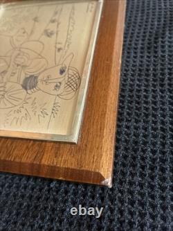 Franklin Mint Picasso's The Hunter Silver Sterling Slight Imperfections