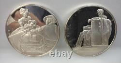 Franklin Mint Postmasters of America Sterling Silver Medals Mary Cassatt Lincoln