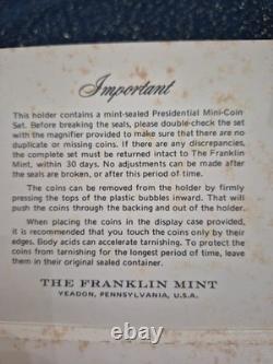 Franklin Mint Presidential Mini Coin 1ST. ED Sterling Silver 50.4 grams