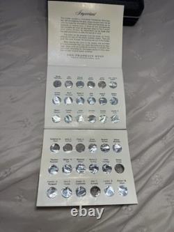 Franklin Mint Presidential Mini Coin Set First Edition Silver Coins