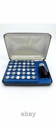 Franklin Mint Presidential Mini Coin Set First Edition Sterling Silver 36 Coins
