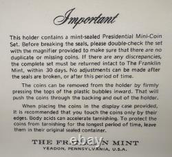 Franklin Mint Presidential Mini-coin Set