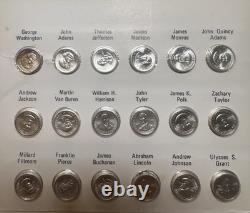 Franklin Mint Presidential Mini-coin Set