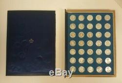 Franklin Mint Presidential Set 35 Coins 26mm Sterling Silver